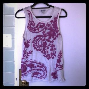 Lucky brand embroidered top size ‘s’